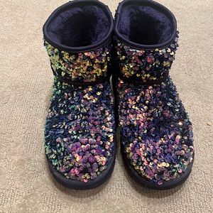 UGG Purple sparkling sequin ✨ special edition winter shoes